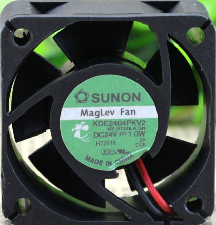 SUNON KDE2404PKV2 24V 0.8W 1.0W 2wires Cooling Fan